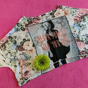 Graphic Tee Crop sz.3X #335